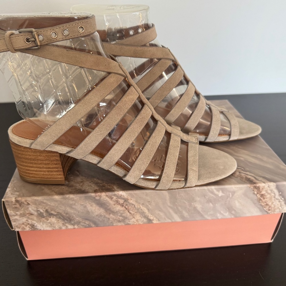 Brand new genuine suede heels